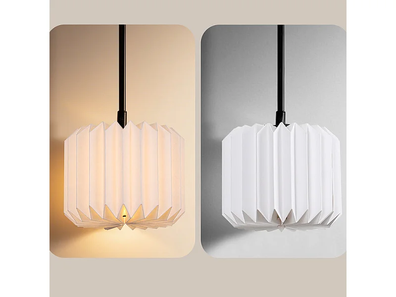 NETTLIFE Suspension table à manger lampe suspendue vintage - lampe suspendue salon salle à manger lampe 3 flammes blanc