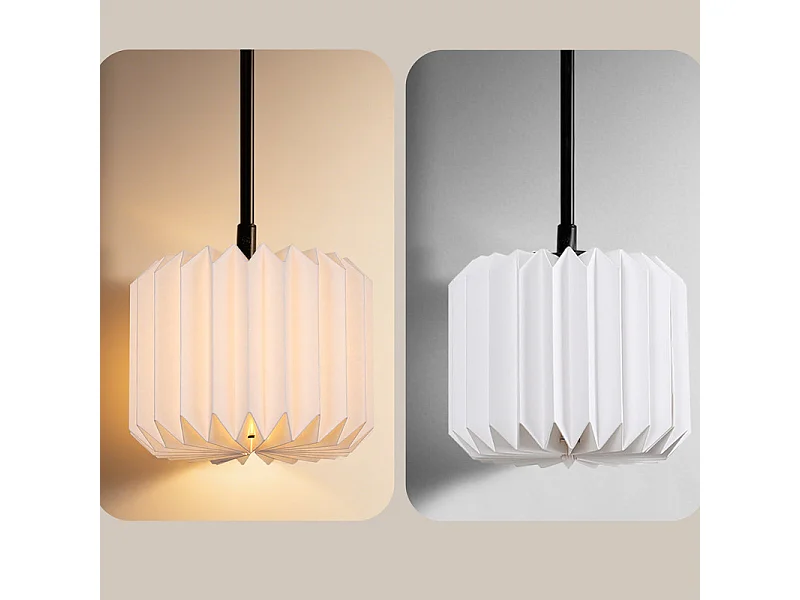 NETTLIFE Suspension table à manger lampe suspendue vintage - lampe suspendue salon salle à manger lampe 3 flammes blanc