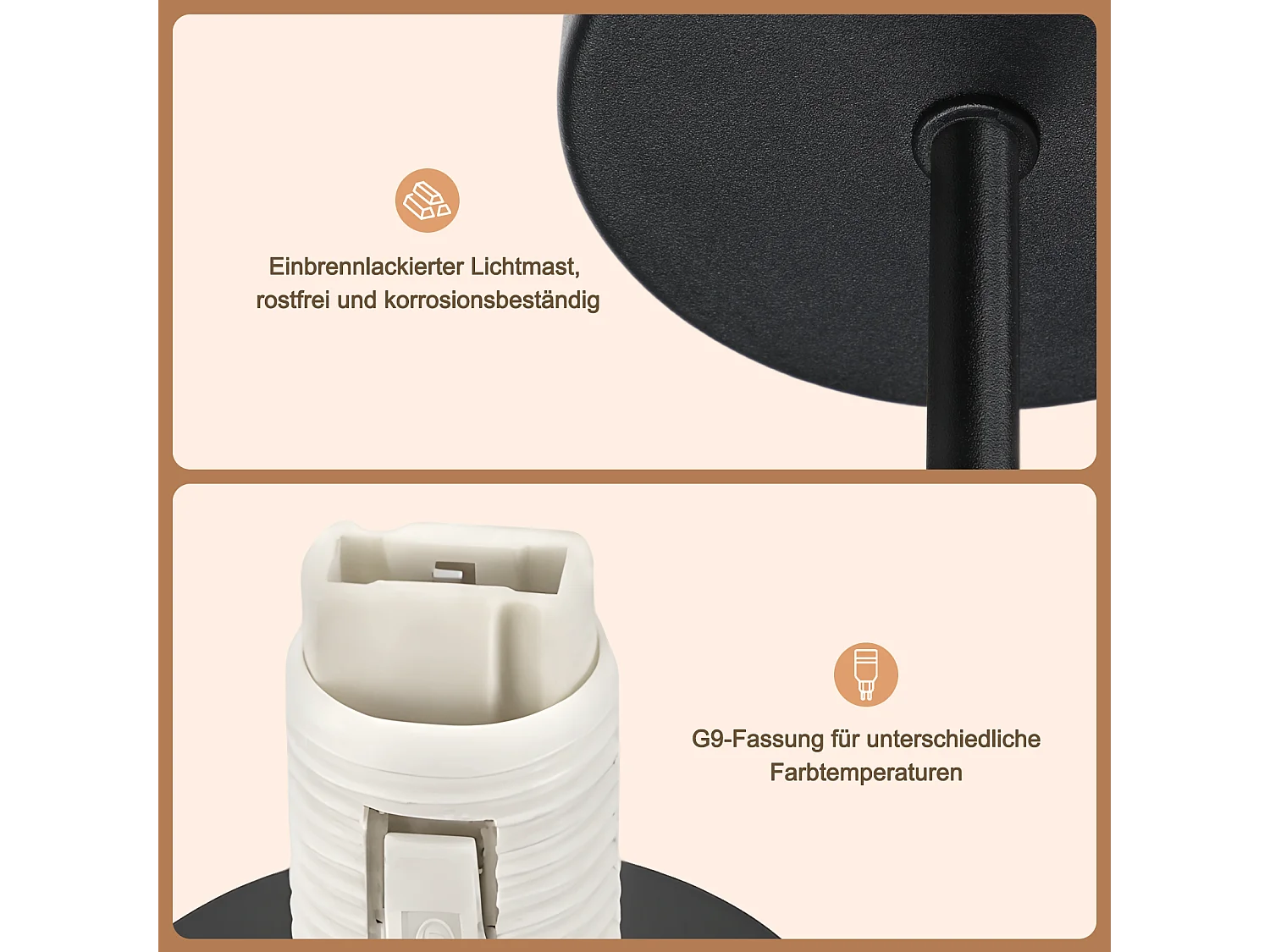 NETTLIFE Deckenleuchte Wohnzimmer Vintage Deckenlampe - Weiße Küchenlampe Papierlampenschirm Industriedesign G9