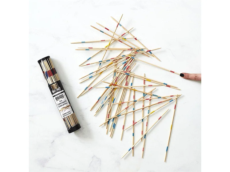 Jeu de mikado mini en bambou (H15cm)