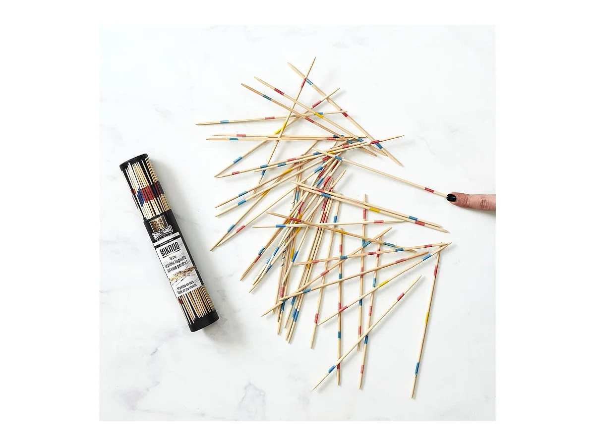 Jeu de mikado mini en bambou (H15cm)