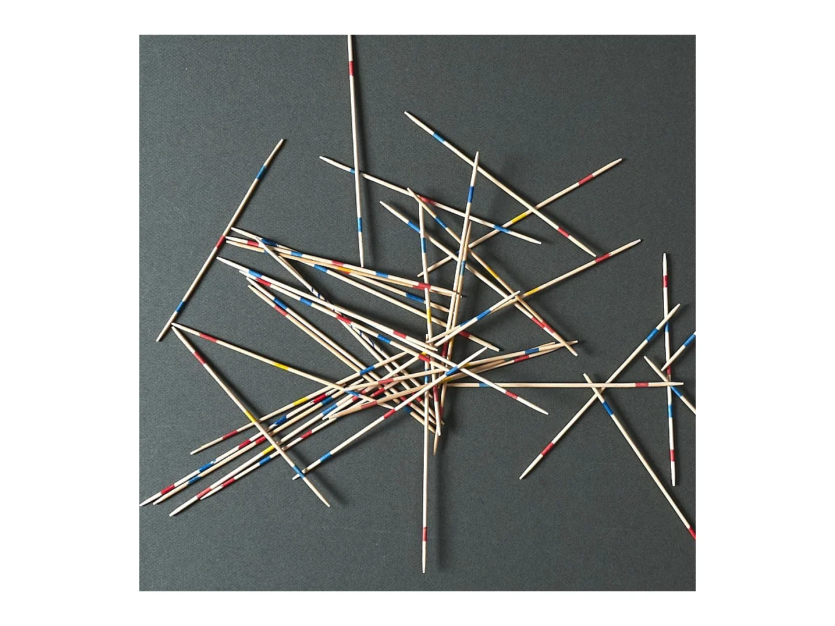 Jeu de mikado mini en bambou (H15cm)