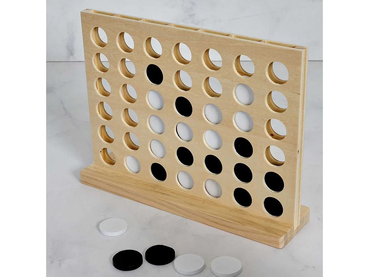 Jeu du 4 à la Suite en Bois - QUATRO