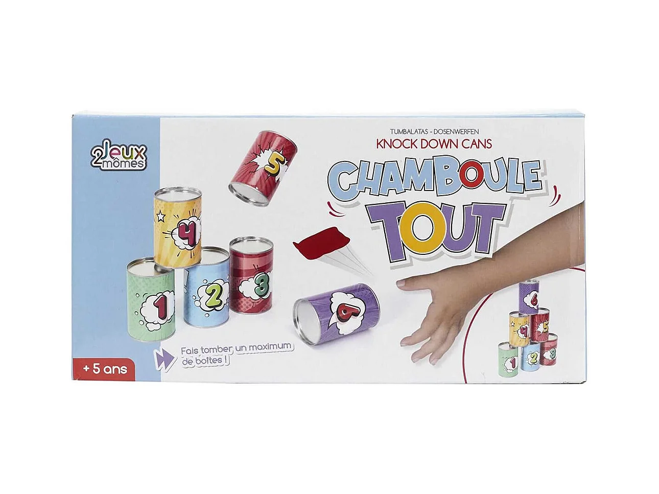 Jeu du Chamboule-Tout Style Cartoon - BOOOOM