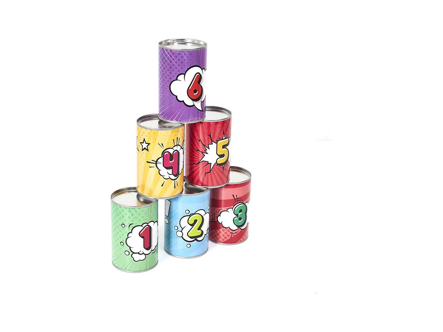 Jeu du Chamboule-Tout Style Cartoon - BOOOOM