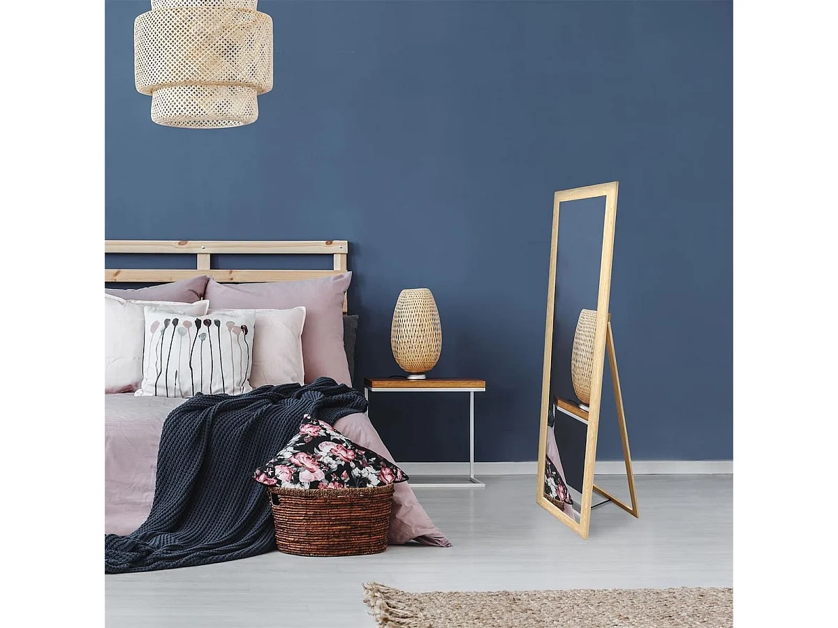 Miroir sur pied en bois 150 cm