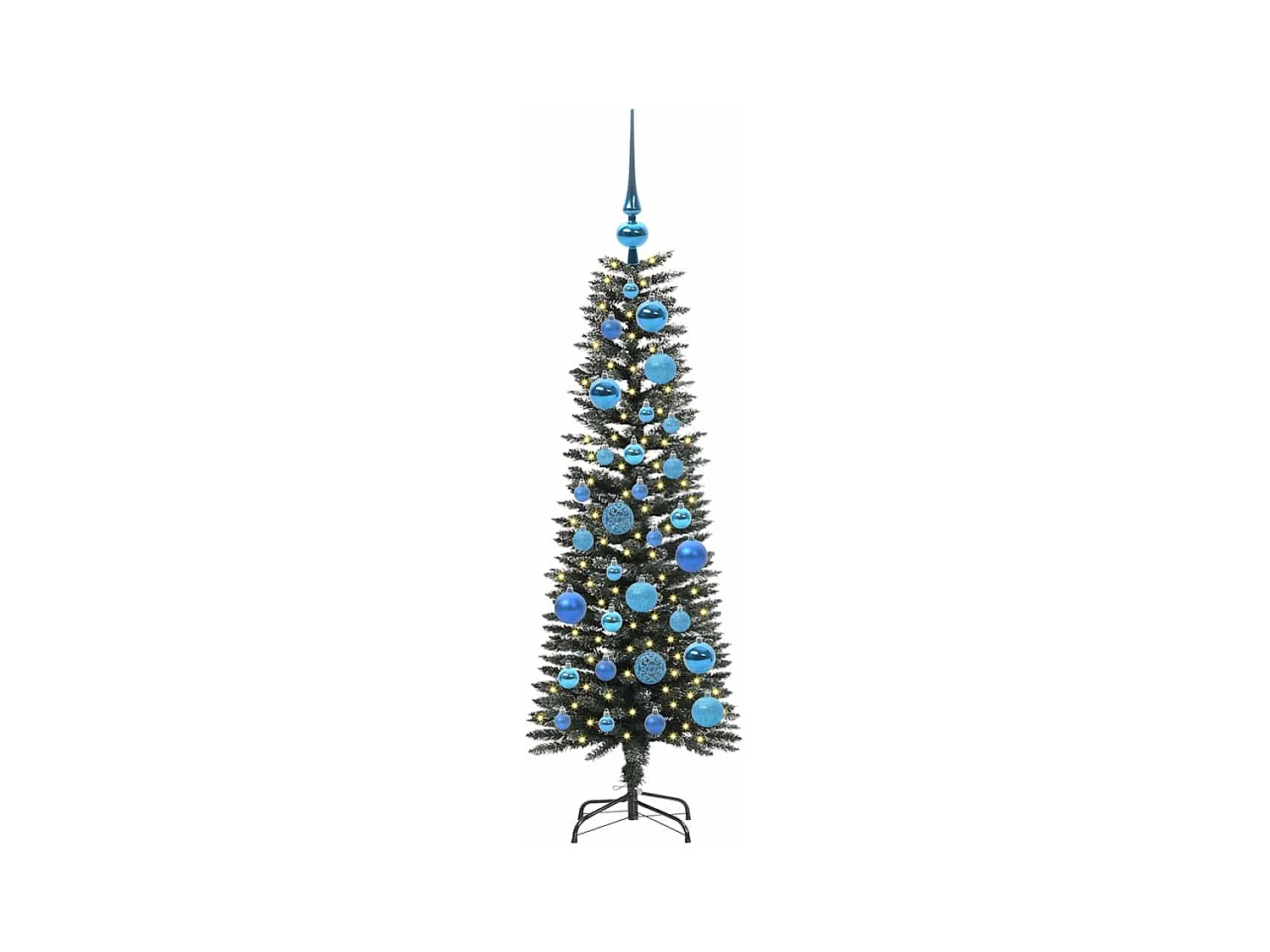 Sapin de Noël artificiel avec 150 LED Vert 40,5 x 40,5 x 120 cm