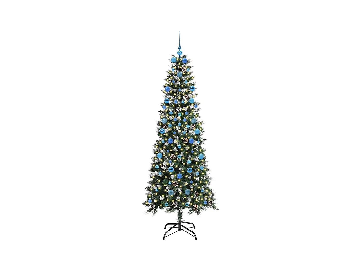 Sapin de Noël artificiel avec 300 LED Vert 86 x 86 x 210 cm