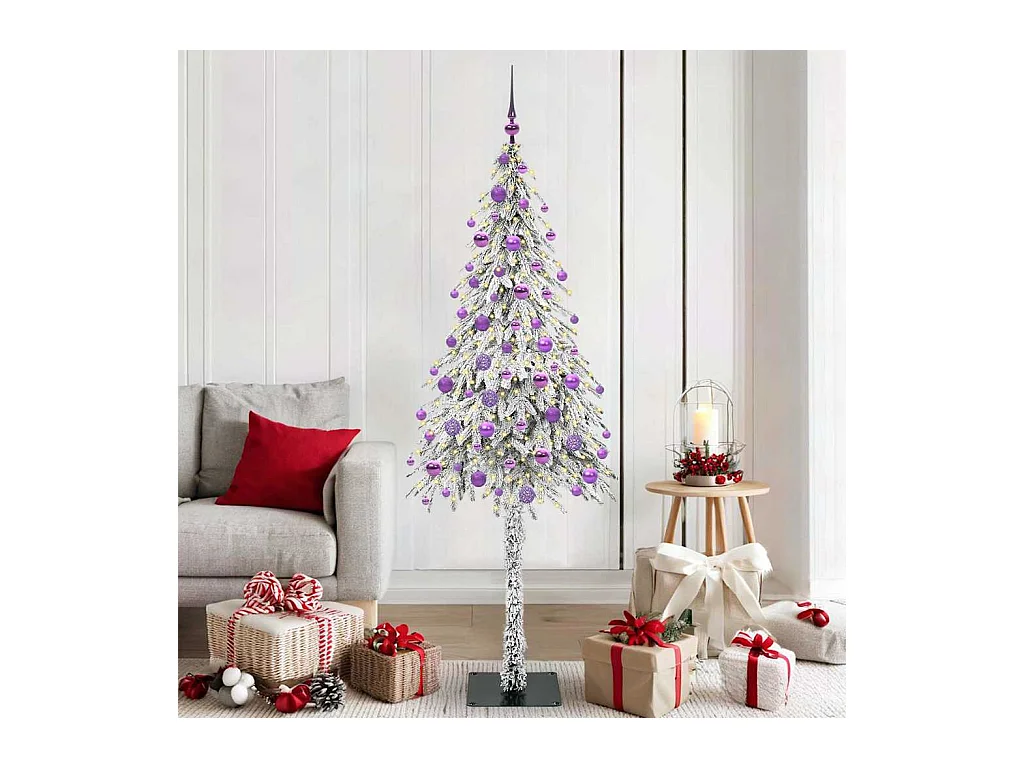 Kerstboom met 300 LED met standaard Wit 180 cm PE en Staal