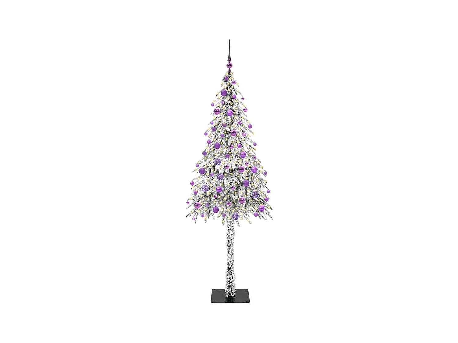 Kerstboom met 300 LED met standaard Wit 180 cm PE en Staal