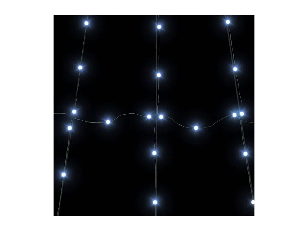 Árvore de Natal LED com 276 LEDs Branco frio 511 cm Metal