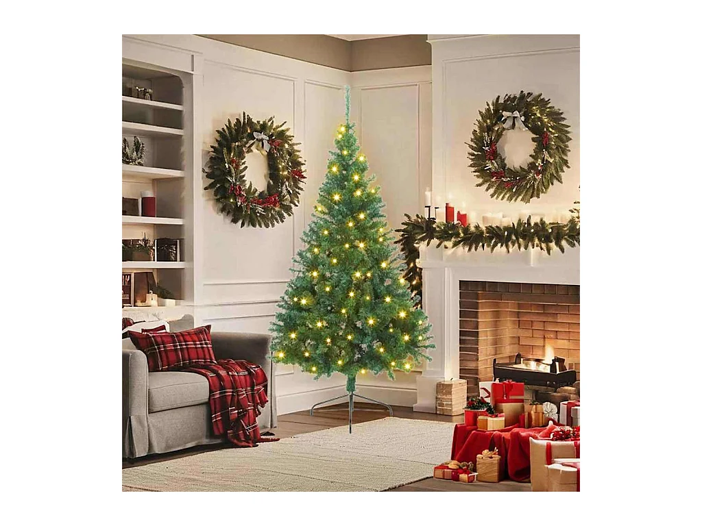Árvore de Natal Artificial Verde 180 cm PVC