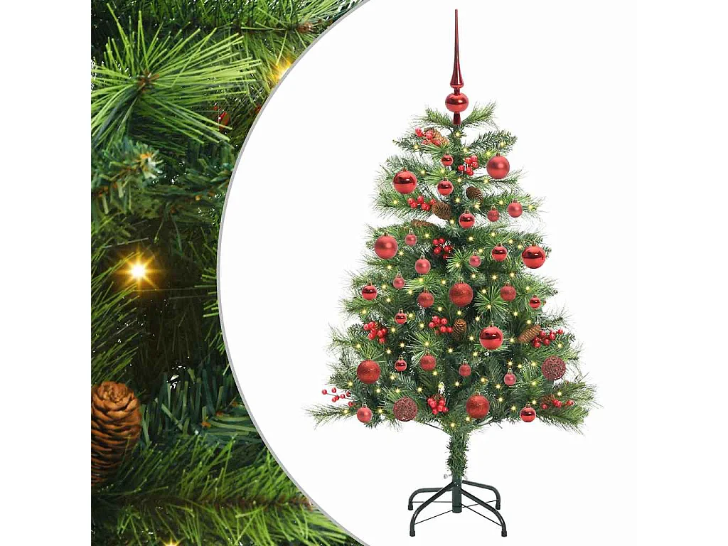 Sapin de Noël artificiel Vert 150 cm PVC et métal