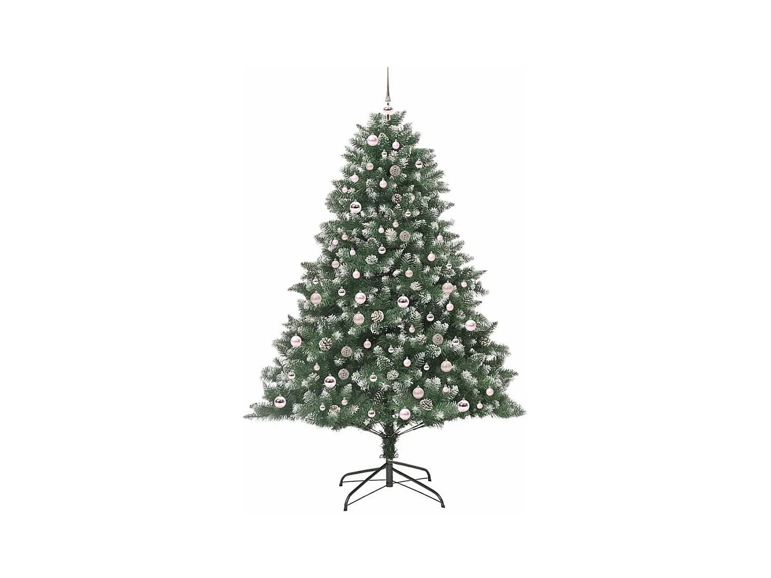 Sapin de Noël artificiel avec 300 LED Vert 140 x 140 x 210 cm