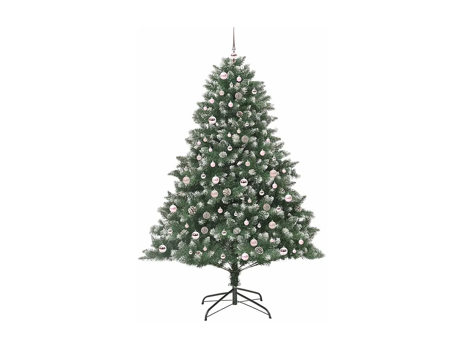 Sapin de Noël artificiel avec 300 LED Vert 140 x 140 x 210 cm