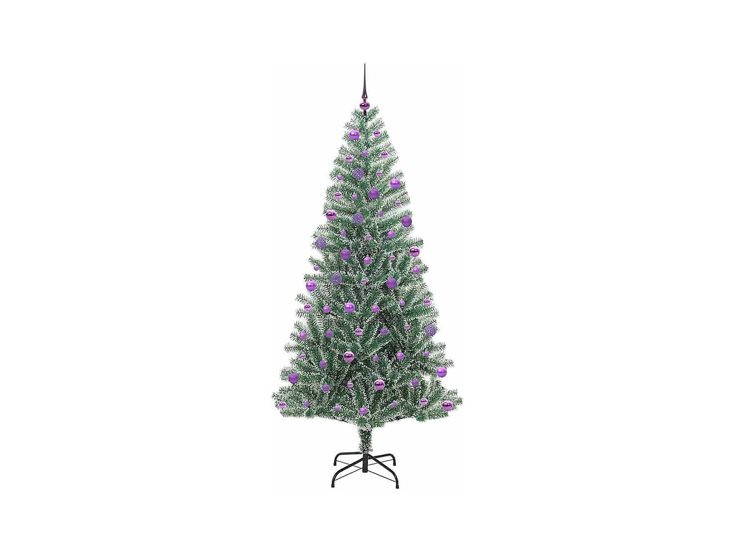 Arbre de Noël artificiel floconné de neige avec lumière LED