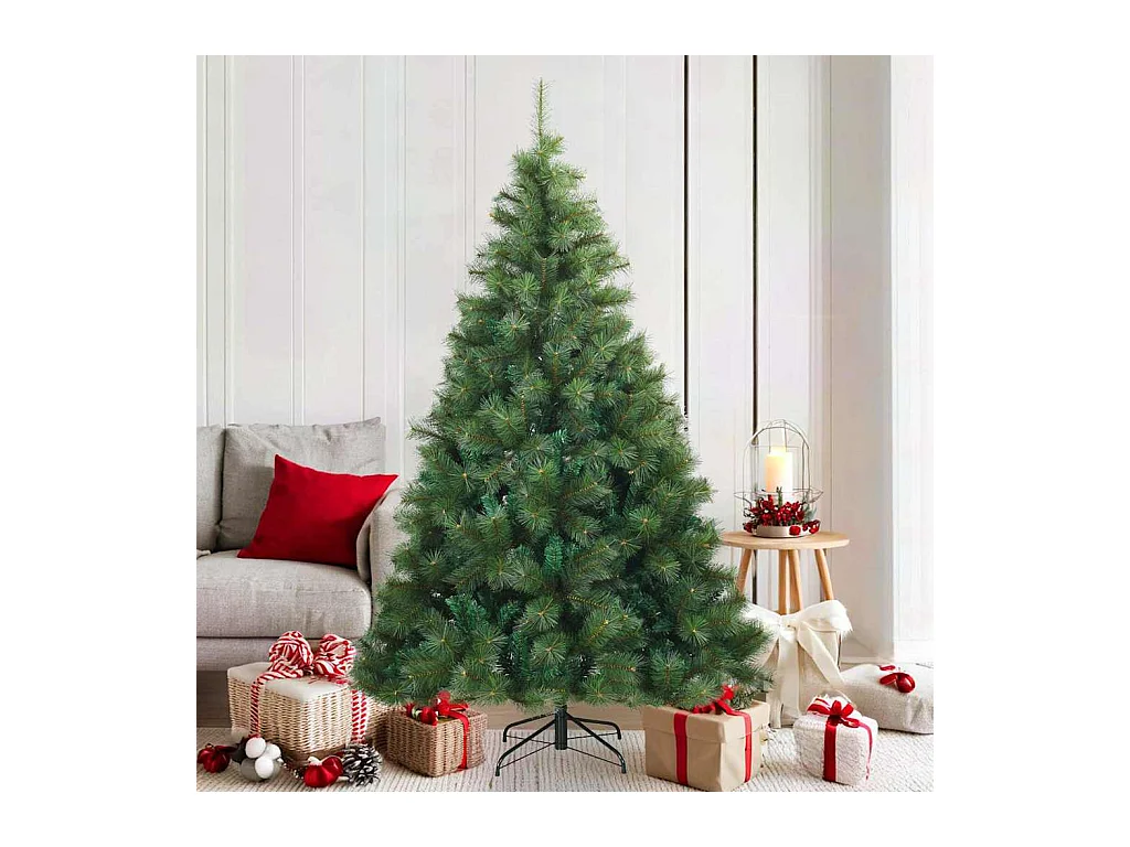 Kunstmatige Hinged Kerstboom Groen 180 cm PVC, staal