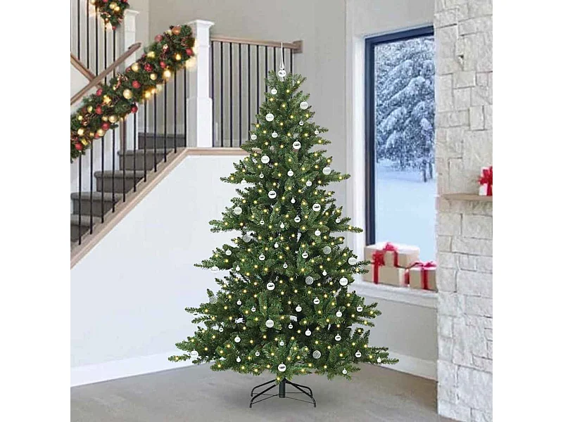 Sapin de Noël Artificiel à Branches Articulées 240 cm PVC