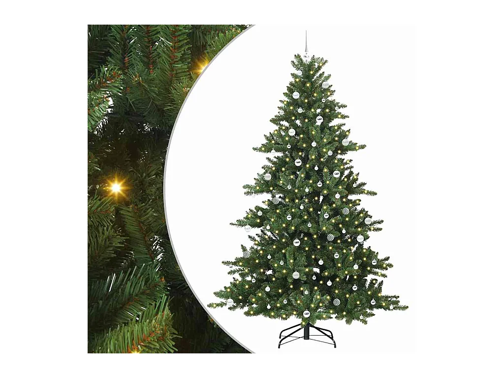 Sapin de Noël Artificiel à Branches Articulées 240 cm PVC