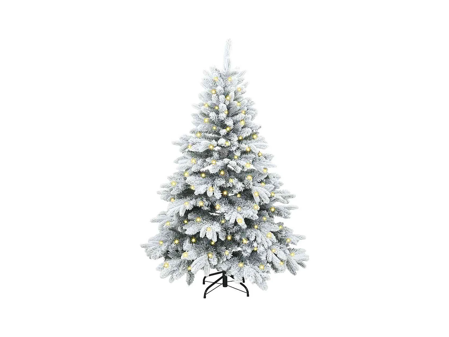 Árbol de Navidad artificial con 150 LED Verde 120 cm PE y PVC