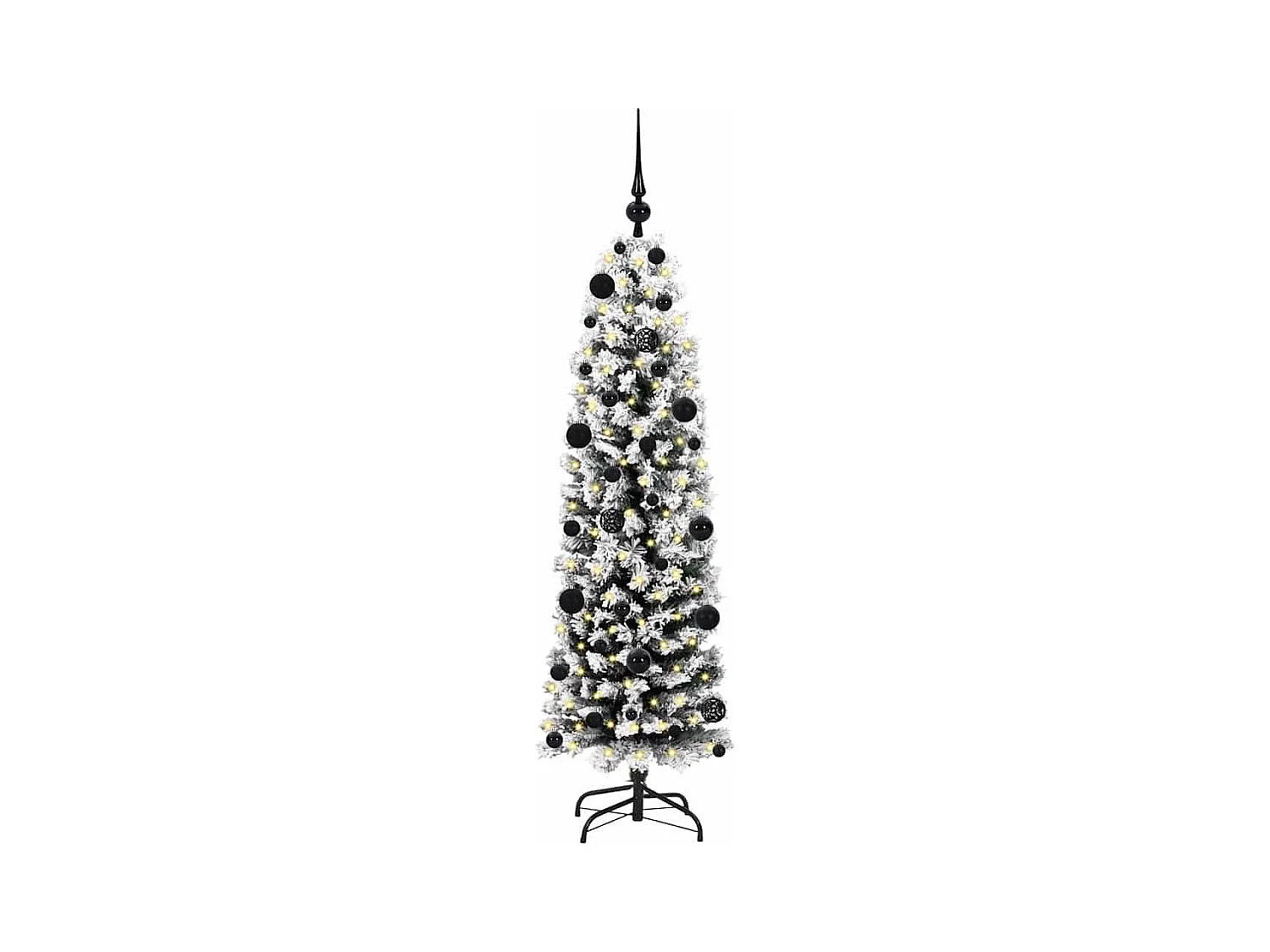 Árbol de Navidad artificial Verde 150 cm PVC, Acero y Plástico