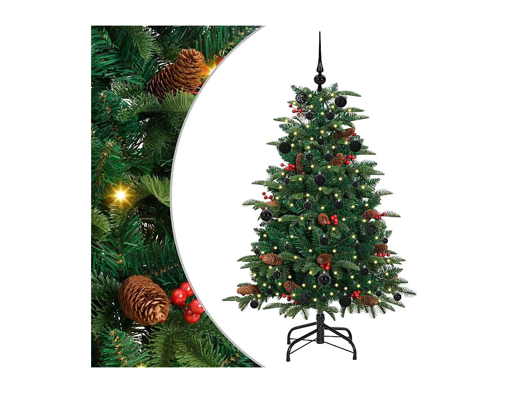 Sapin de Noël artificiel Vert 150 cm PVC, métal et plastique
