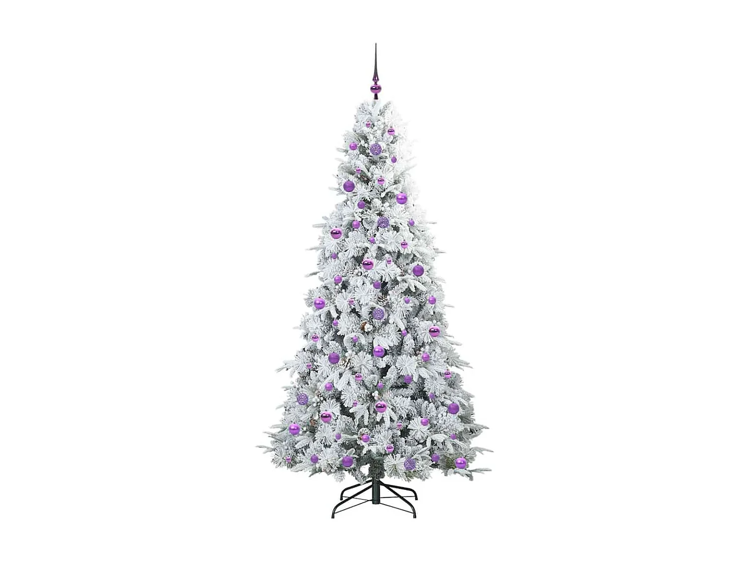 Sapin de Noël Artificiel à Branches Articulées Vert 210 cm