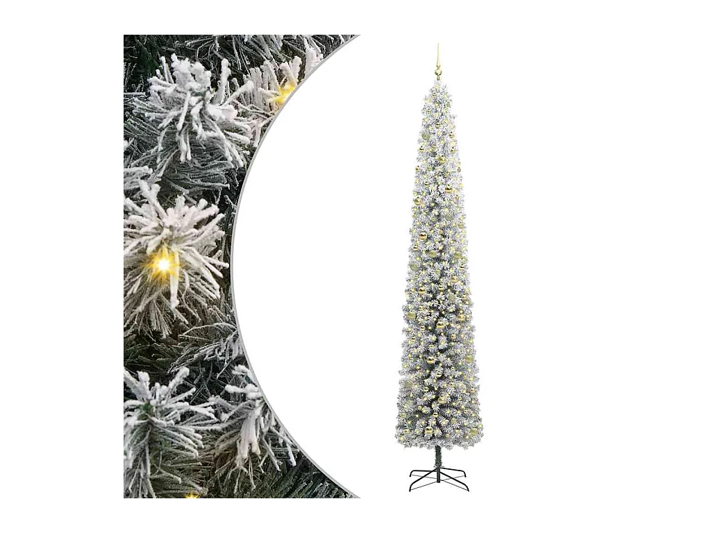 Árbol de Navidad artificial Verde 300 cm PVC, Acero y Plástico