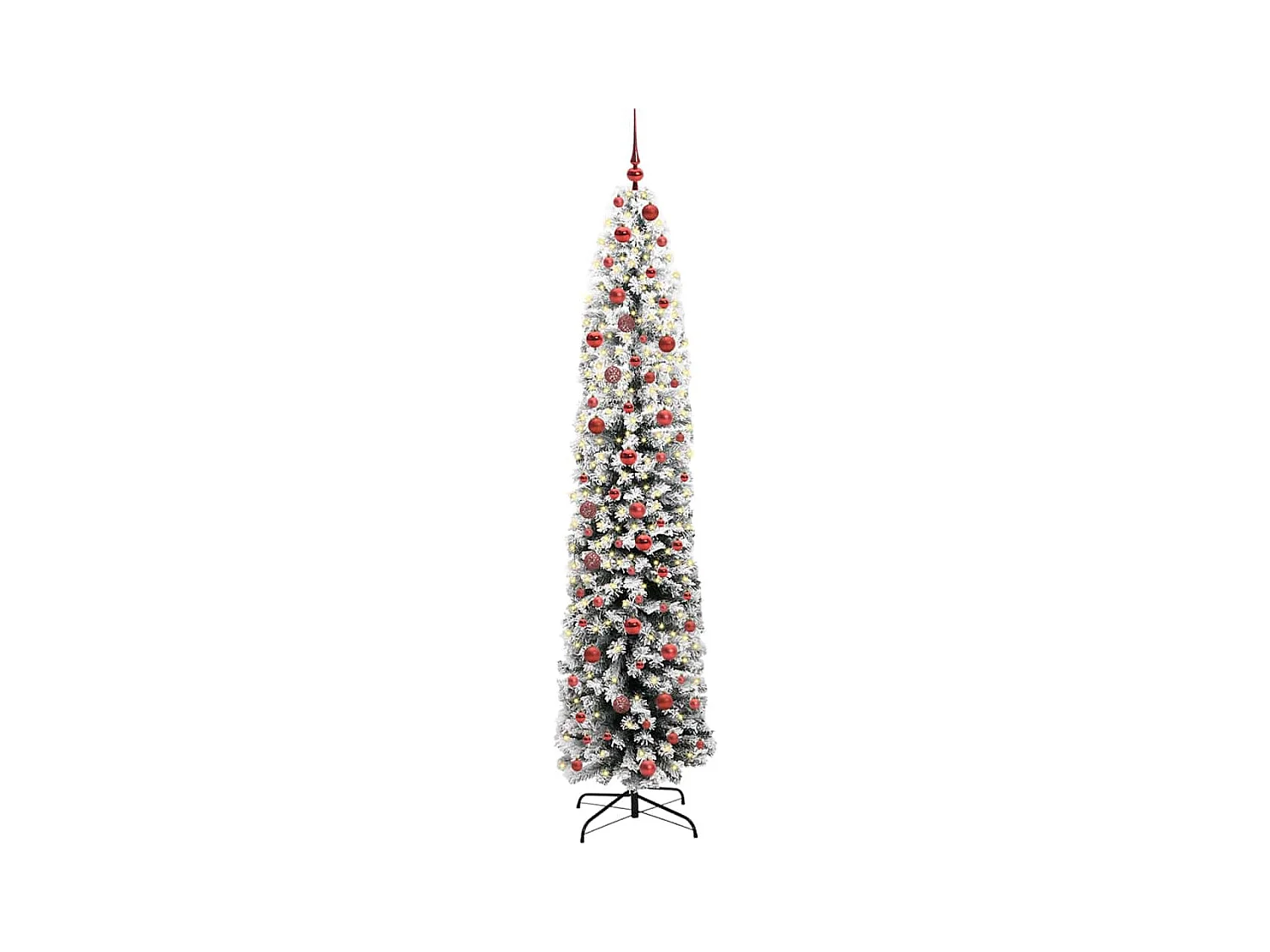 Árbol de Navidad artificial Verde 210 cm PVC, Acero y Plástico