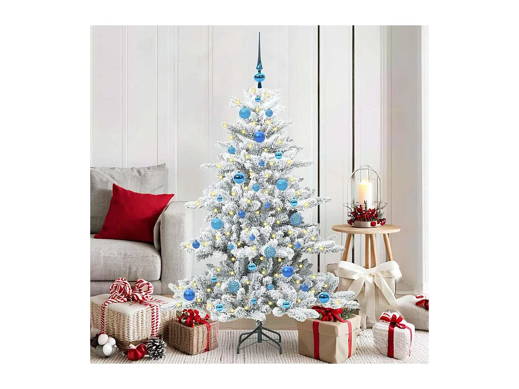 Árbol de Navidad artificial con ramas articuladas 150 cm PVC