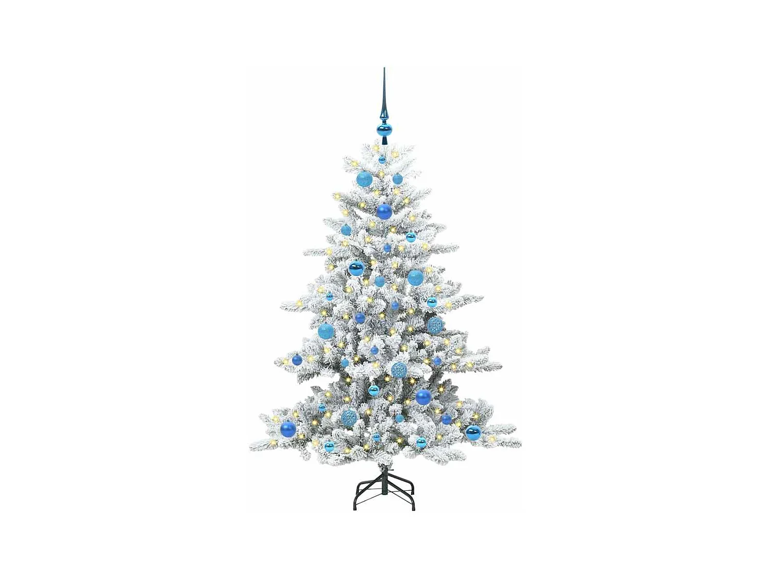 Árbol de Navidad artificial con ramas articuladas 150 cm PVC