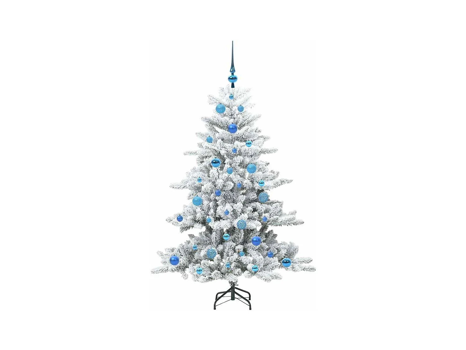 Árbol de Navidad artificial con ramas articuladas 150 cm PVC