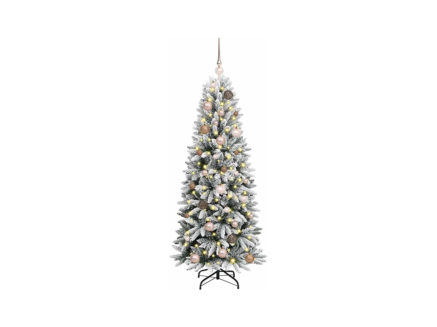 Árvore de Natal Artificial Branco 150 cm PVC