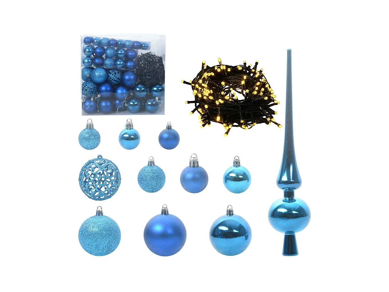 Sapin de Noël avec 300 LED avec support Argent 240 cm PET