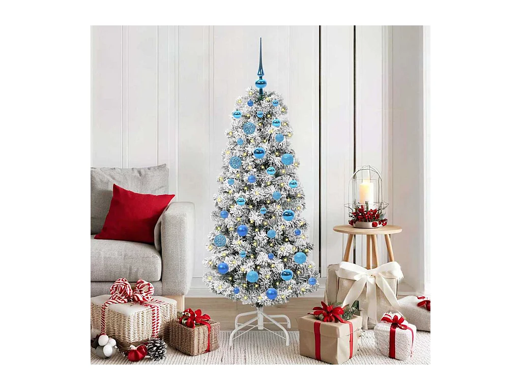 Árbol de Navidad artificial con ramas articuladas 150 cm PVC