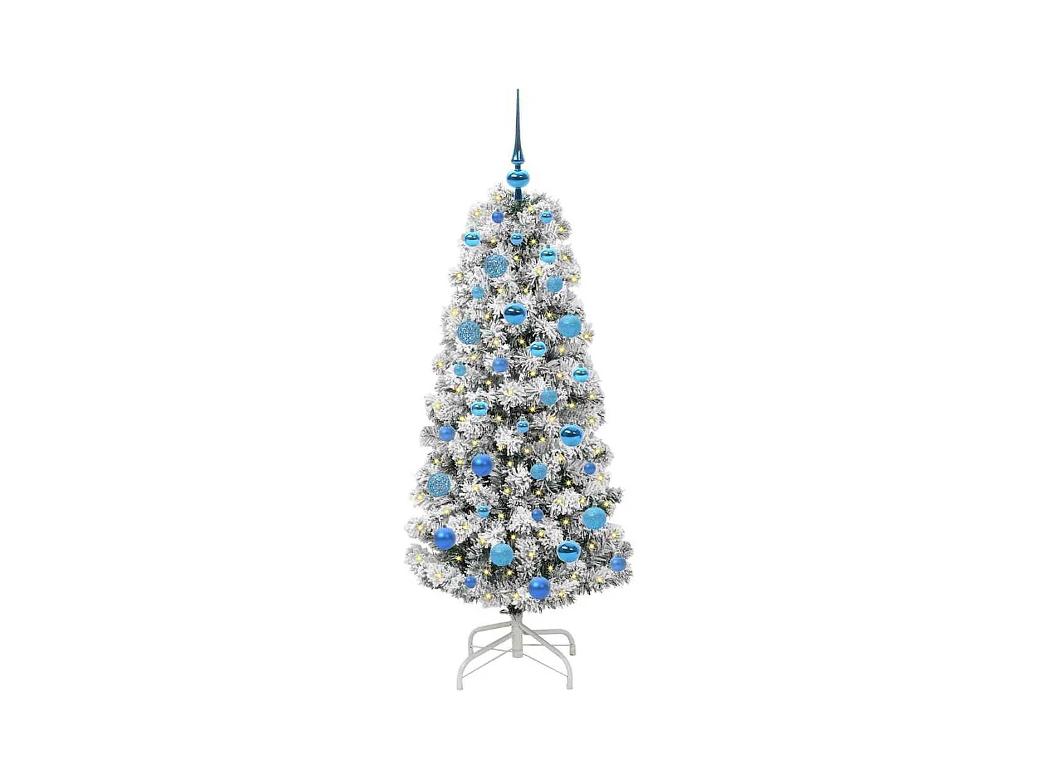 Árbol de Navidad artificial con ramas articuladas 150 cm PVC