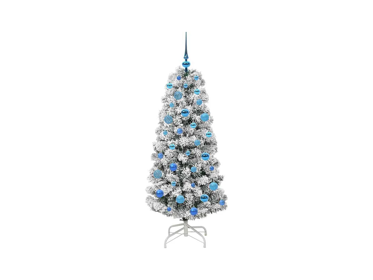 Árbol de Navidad artificial con ramas articuladas 150 cm PVC