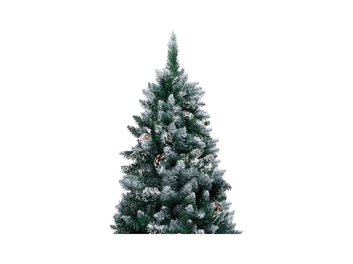 Sapin de Noël artificiel Vert 180 cm PVC, Acier et Plastique