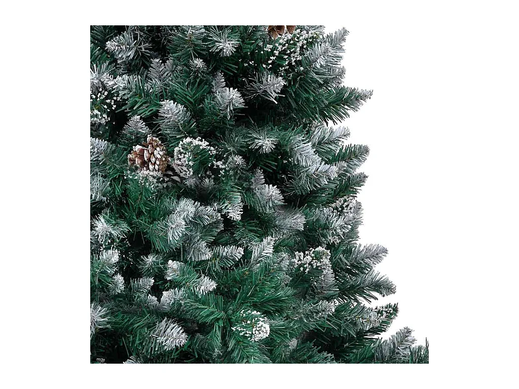 Sapin de Noël artificiel Vert 180 cm PVC, Acier et Plastique