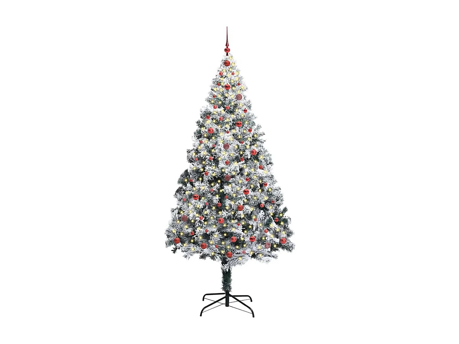 Sapin de Noël artificiel Vert 240 cm PVC, Acier et Plastique