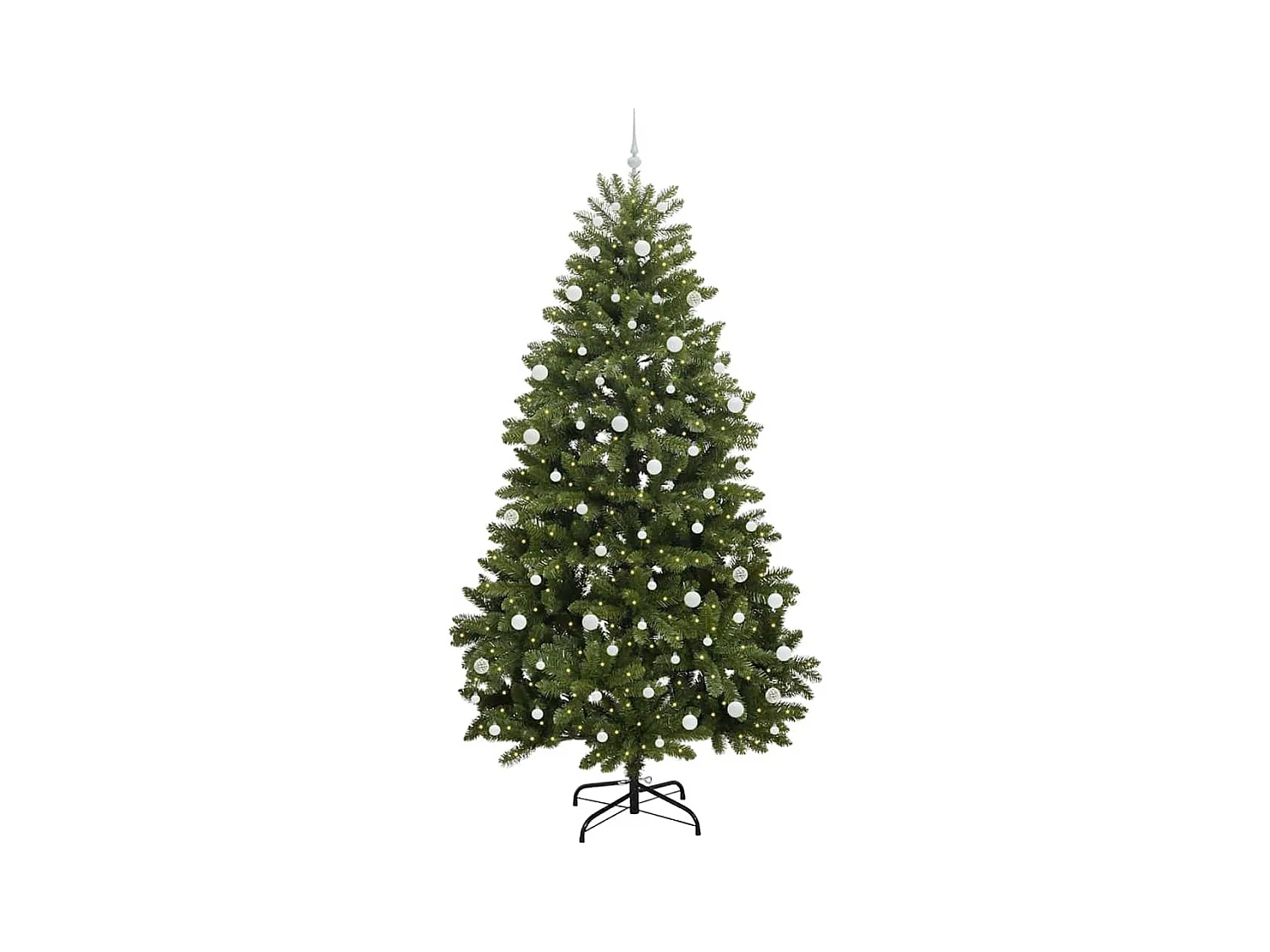 Sapin de Noël artificiel Vert 270 cm PVC et métal
