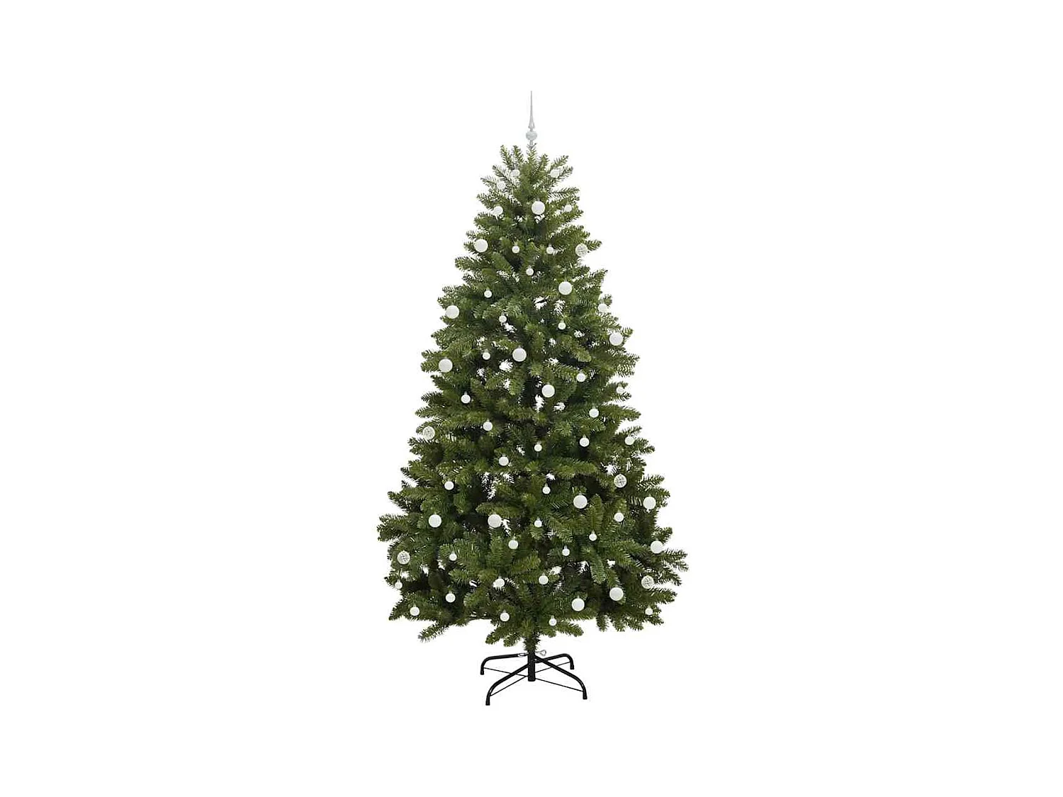 Sapin de Noël artificiel Vert 270 cm PVC et métal