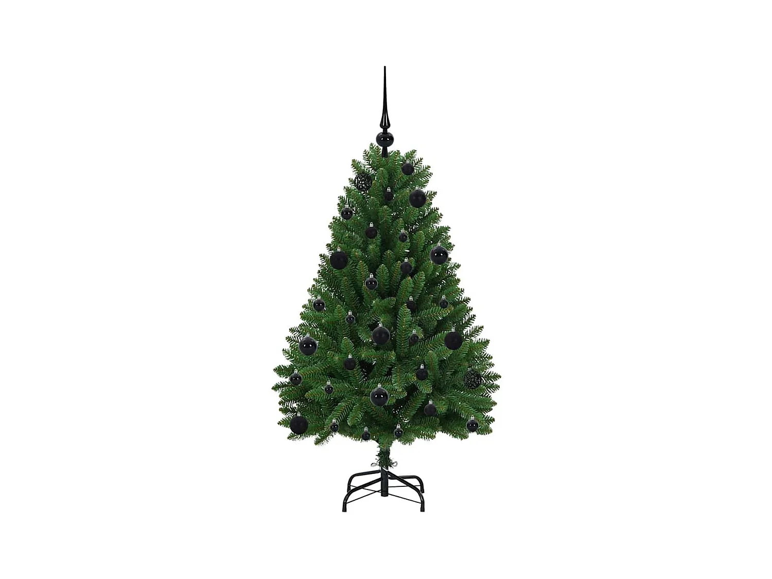 Sapin de Noël artificiel Vert 120 cm PVC et métal