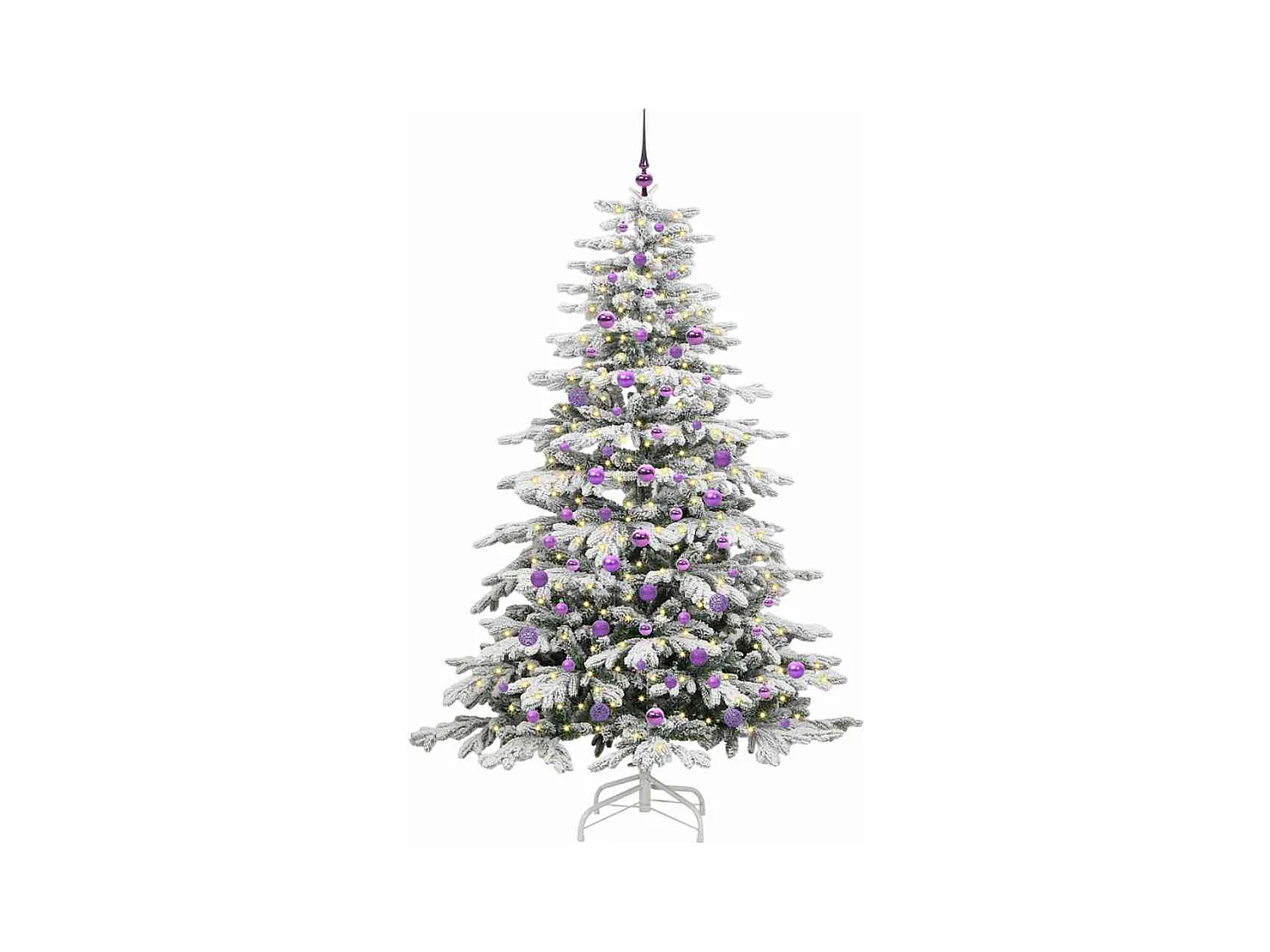 Árbol de Navidad artificial con ramas articuladas 210 cm