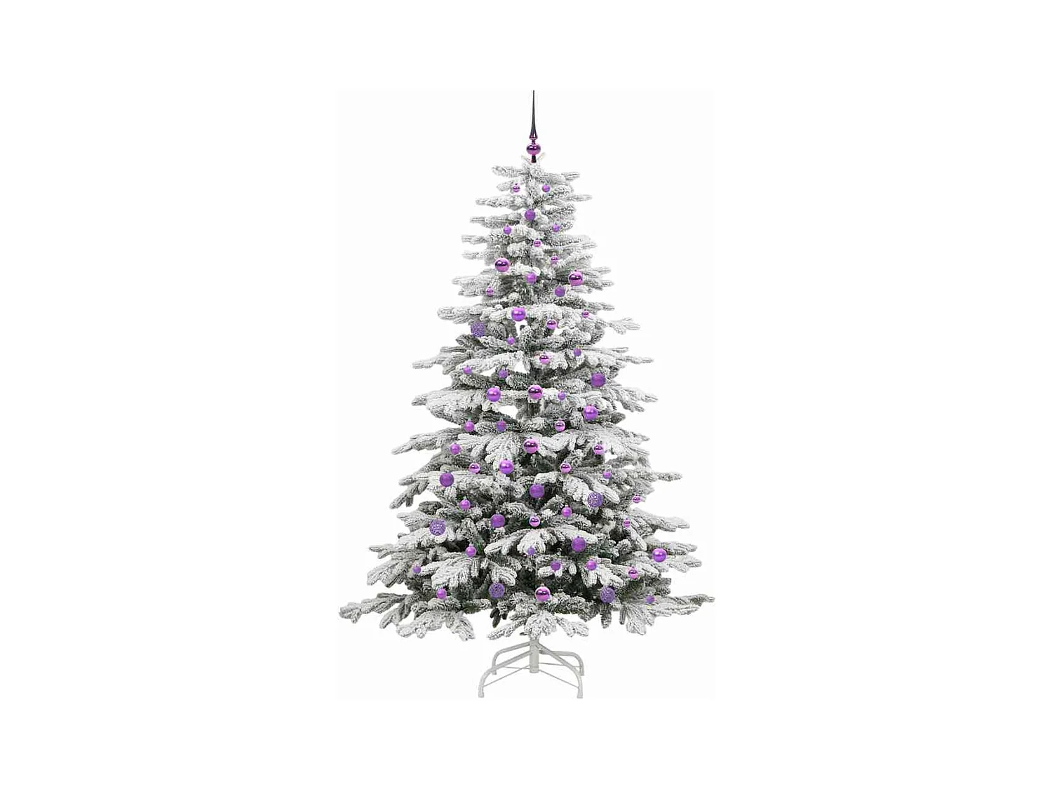 Árbol de Navidad artificial con ramas articuladas 210 cm