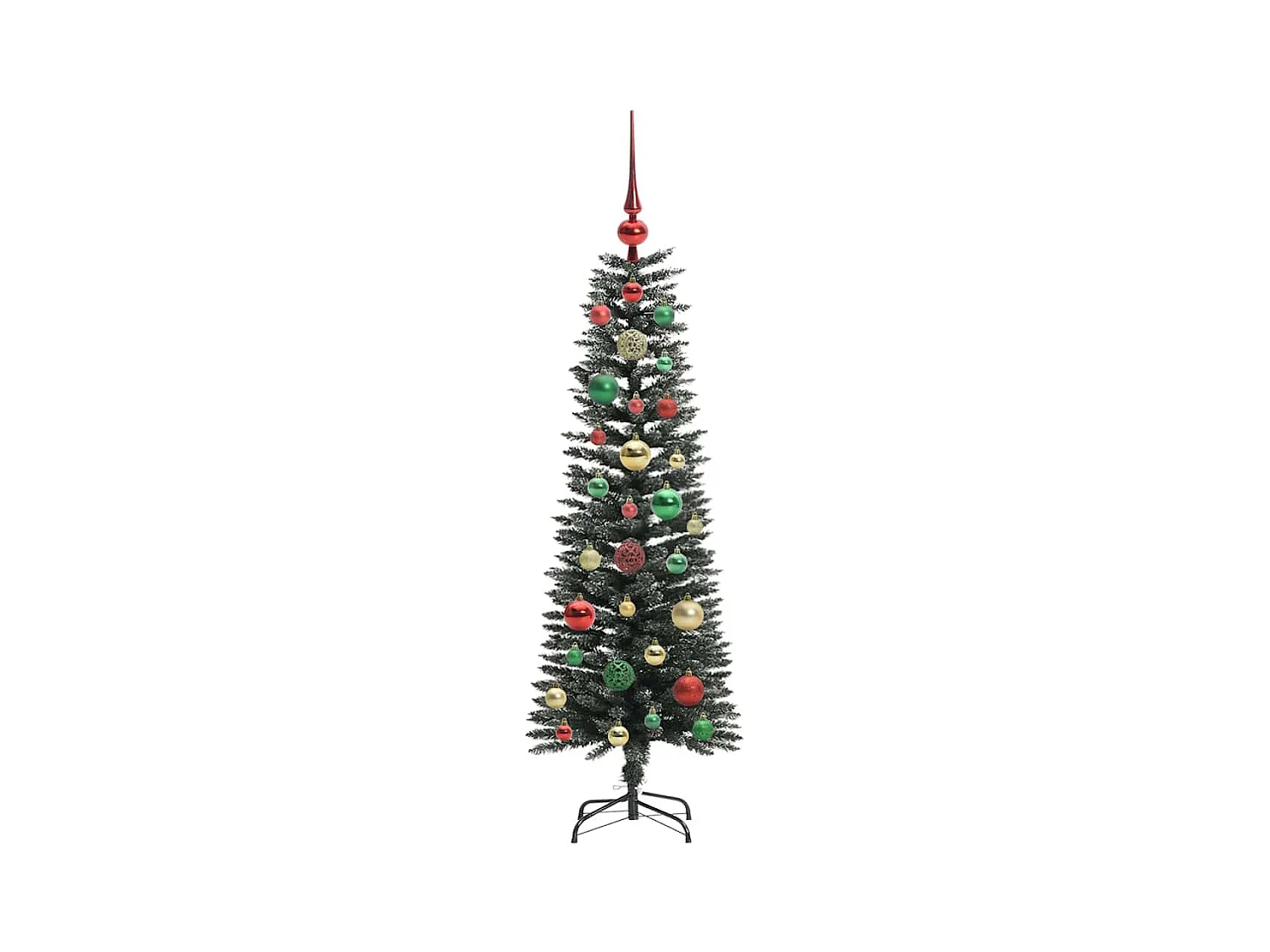 Sapin de Noël artificiel avec 150 LED Vert 40,5 x 40,5 x 120 cm