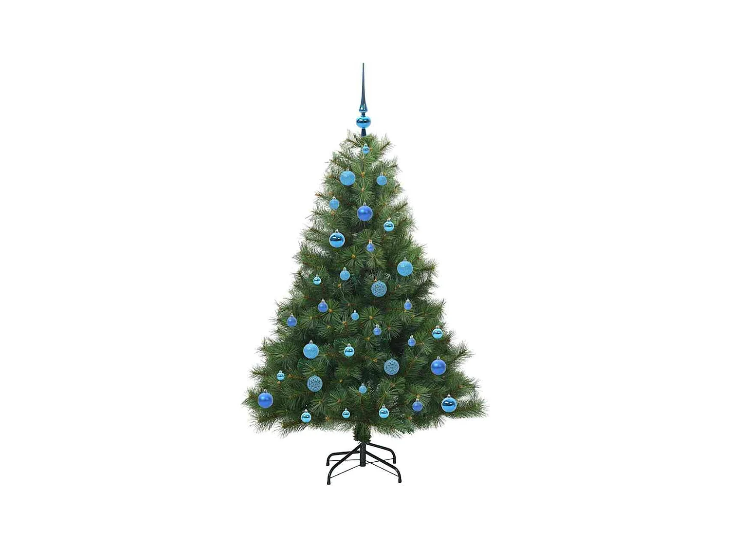 Árbol de Navidad artificial con 150 LED Verde 150 cm PE y PVC