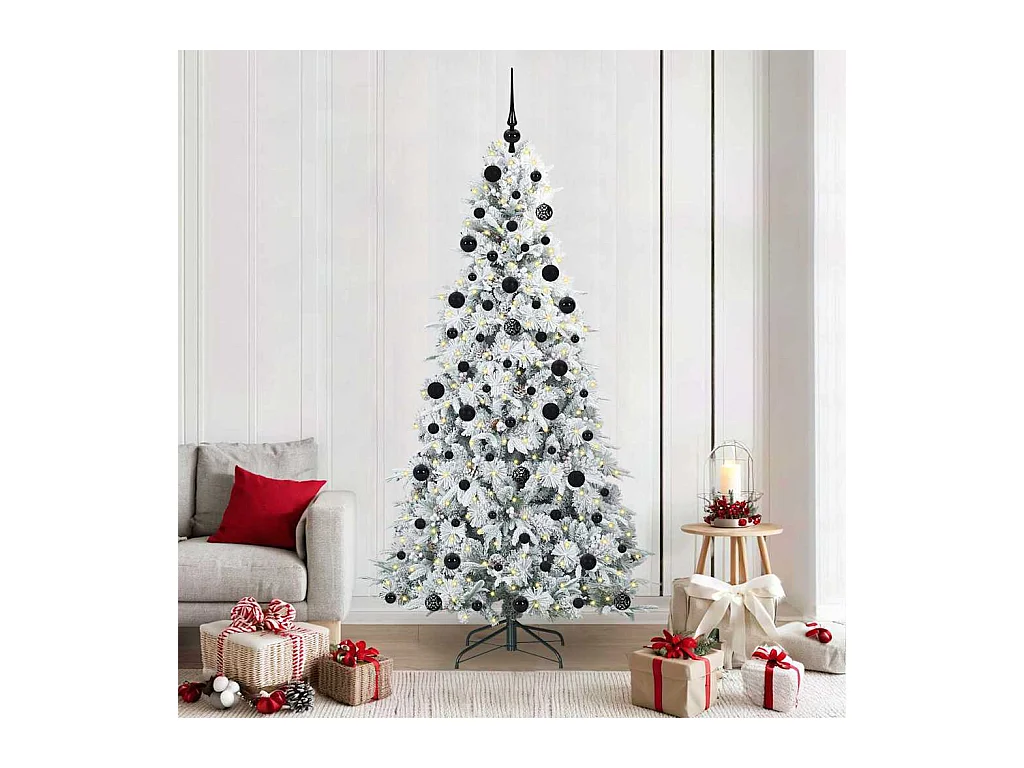 Árbol de Navidad artificial con ramas articuladas Verde 210 cm