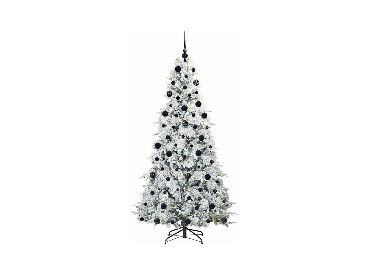 Árbol de Navidad artificial con ramas articuladas Verde 210 cm