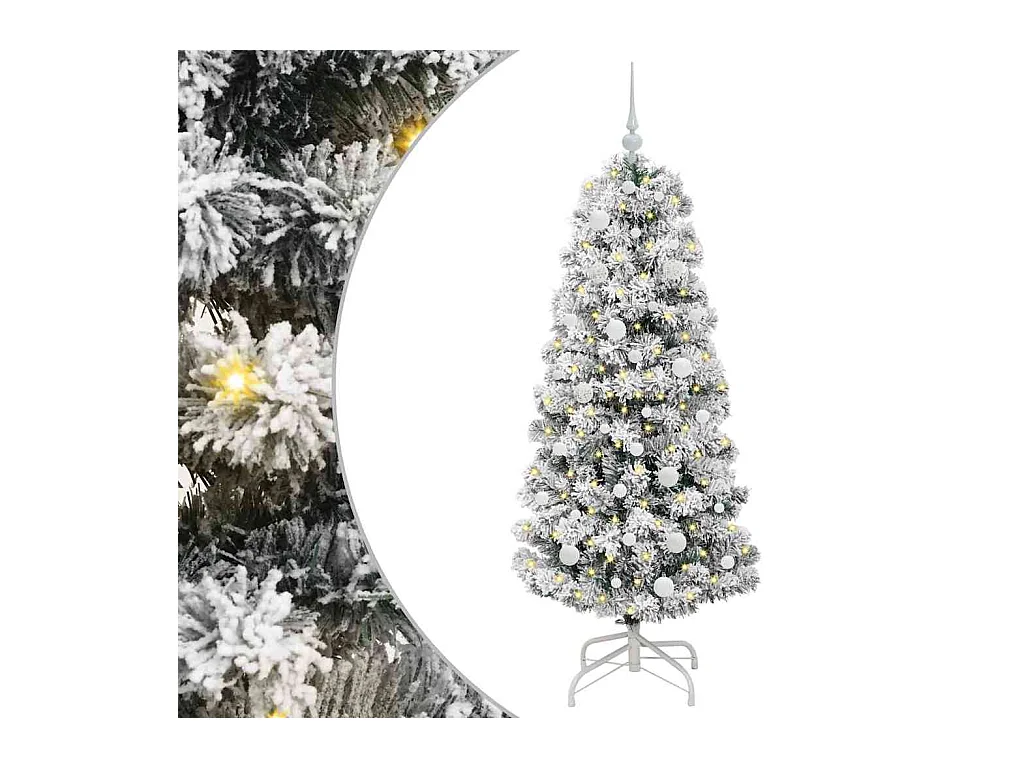 Sapin de Noël Artificiel à Branches Articulées 150 cm PVC